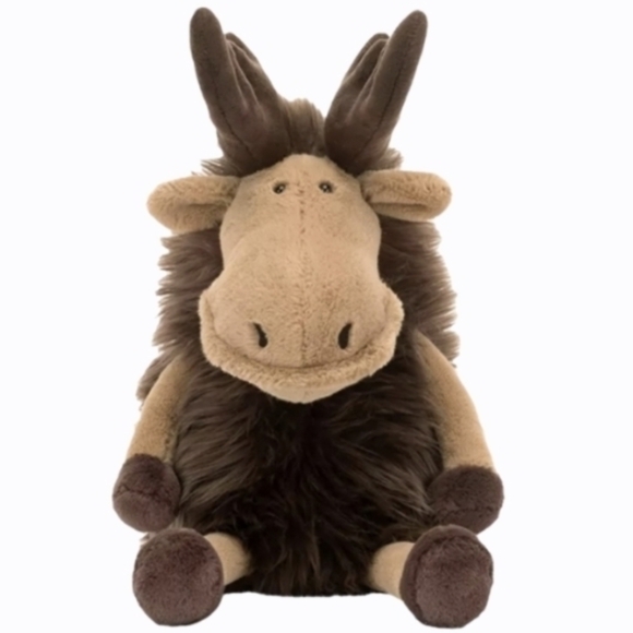 Jellycat Merrick Moose 11.4x4.7x6.3" Soft & Plush NWT *Retired* - Picture 1 of 5